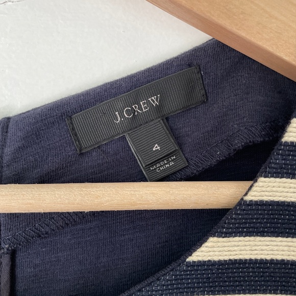 J. Crew, Navy and White Striped Shift Dress, 4 - Picture 4 of 4